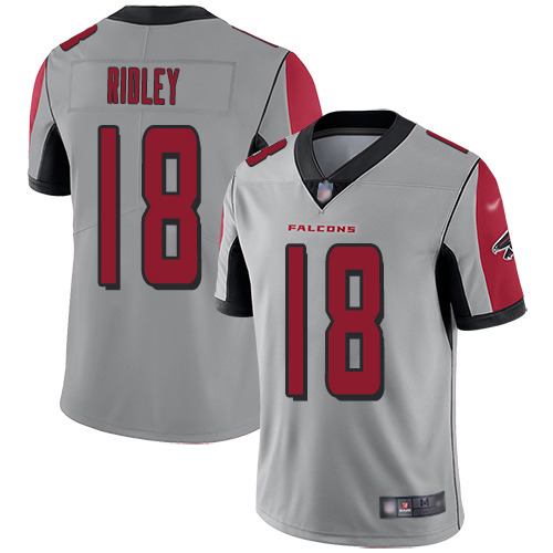Atlanta Falcons Limited Silver Men Calvin Ridley Jersey NFL Football #18 Inverted Legend->youth nfl jersey->Youth Jersey